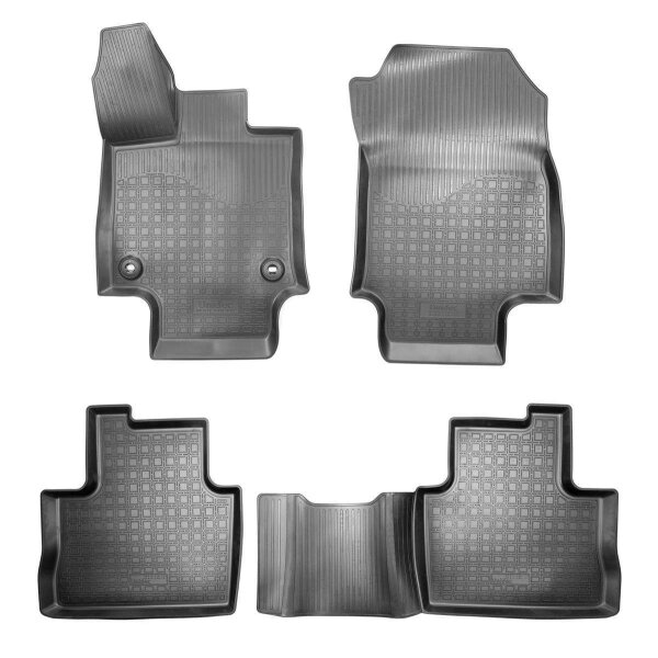 3D Gummi Fußmatten für Toyota RAV4 V | XA50 | ab 2019> | passgenau mit Rand