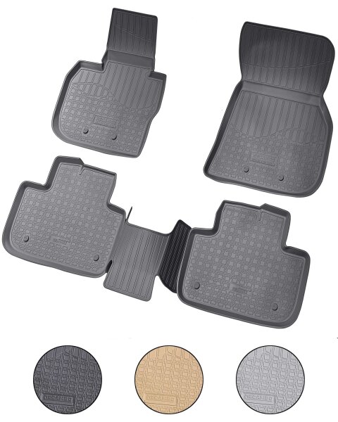 3D Gummi Fussmatten für BMW X3 G01 F97 | BJ ab 2017> | passgenau mit Rand