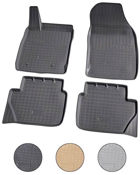 3D Gummi Fußmatten für Ford EcoSport | BJ ab 2012> | passgenau mit Rand