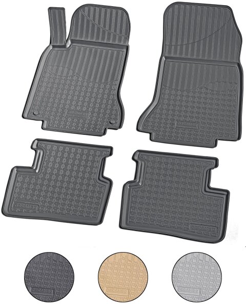 3D Gummi Fussmatten für MERCEDES GLA X156 | BJ ab 2013> | passgenau + Rand