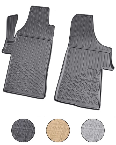 3D Gummi Fussmatten vorne für MERCEDES Vito Viano W639 | 2003-2014 | mit Rand