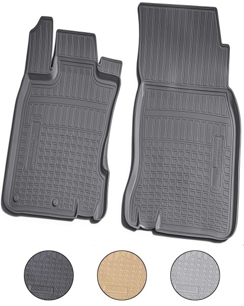 3D Gummi Fussmatten vorne für NISSAN Qashqai J11 | ab 2014> | passgenau + Rand