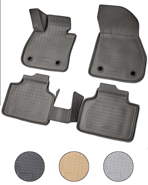 Gummi Fussmatten für BMW 2er Active Tourer | F45 | ab 2014> | passgenau mit Rand