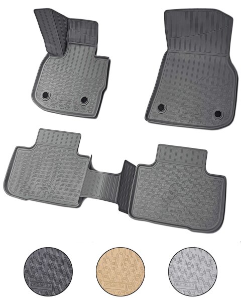 3D Gummi Fussmatten für BMW X4 G02 F98 | BJ ab 2018> | passgenau mit Rand