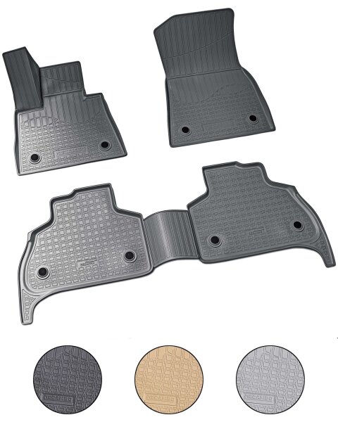 3D Gummi Fussmatten für BMW X5 G05 F95 | BJ ab 2018> | passgenau mit Rand