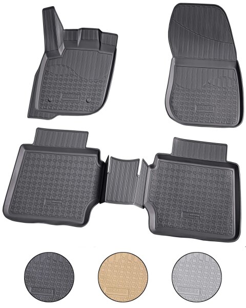 3D Gummi Fußmatten für Ford Mondeo V | BJ ab 2014> | passgenau mit Rand
