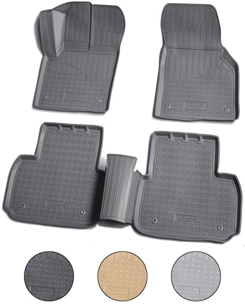 3D Gummi Fussmatten für LAND ROVER Discovery Sport L550 | ab 2014> | passgenau