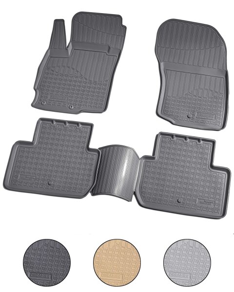 3D Gummi Fussmatten für OPEL Astra K | BJ ab 2015> | passgenau mit Rand