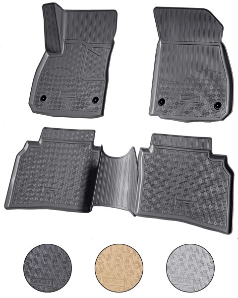 3D Gummi Fussmatten für OPEL Insignia B | BJ ab 2017> | passgenau mit Rand