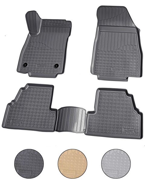 3D Gummi Fussmatten für CHEVROLET Trax | BJ ab 2013>  | passgenau mit Rand