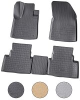 3D Gummi Fussmatten für PEUGEOT 3008 II | BJ ab...