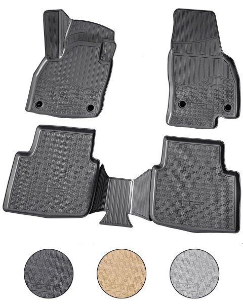 3D Gummi Fußmatten für SEAT Arona | Typ KJ7 | Bj ab 2017> | passgenau mit Rand