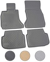 Gummi Fussmatten für BMW 7er F01 KURZ | BJ 2008-2015...