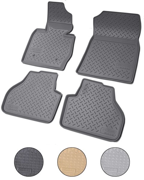 3D Gummi Fussmatten für BMW X3 F25 | BJ 2010 - 2017 | passgenau mit Rand