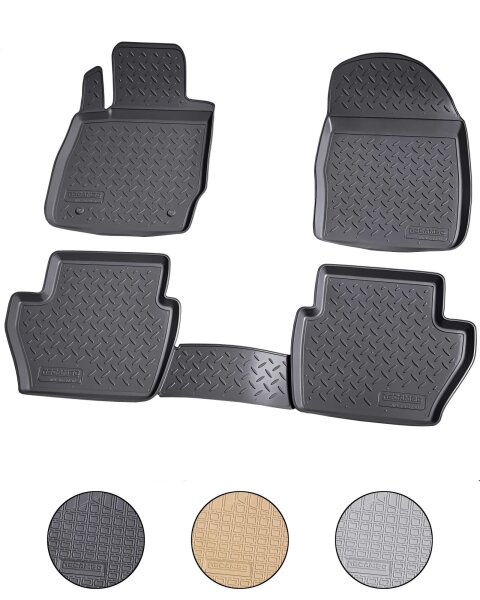 3D Gummi Fussmatten für LAND ROVER Discovery III + IV | 2004-2017 | passgenau