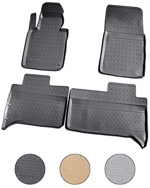 3D Gummi Fussmatten für LAND ROVER RANGE ROVER LM L322 | 2002-2012 | passgenau