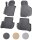 3D Gummi Fussmatten für SEAT Toledo III | 5P | 2004-2009 | passgenau mit Rand