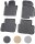 3D Gummi Fussmatten für VW Passat Typ 3C B6 | 2005 - 2010 | passgenau mit Rand