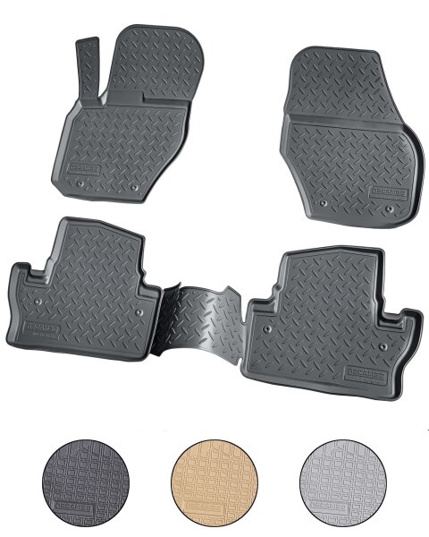 3D Gummi Fussmatten für VOLVO S60 | Typ Y20 | BJ 2010-2018 | passgenau mit Rand