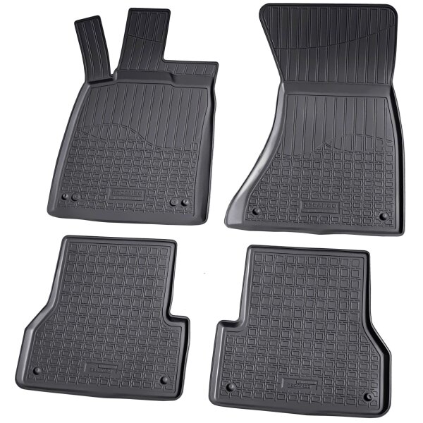 Gummi Fussmatten für AUDI A6 C7 4G Allroad Avant Limo 2011-2018 passgenau + Rand