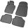 Gummi Fussmatten für BMW 3er E90 E91 Limo Touring BJ 2005-2012 passgenau + Rand