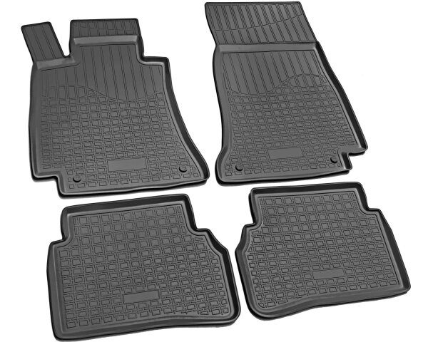 3D Gummi Fussmatten für MERCEDES C-Klasse | W205 | S205 | ab 2014> | passgenau