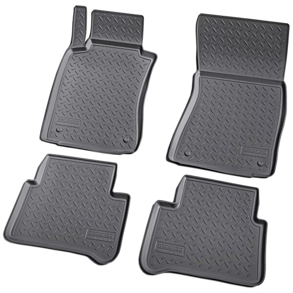 3D Gummi Fussmatten für MERCEDES E-Klasse W211 | S211 | 2002-2009 | passgenau