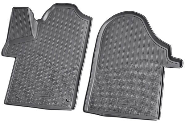 3D Gummi Fussmatten vorne für MERCEDES V-Klasse W447 | ab 2014> | mit Rand