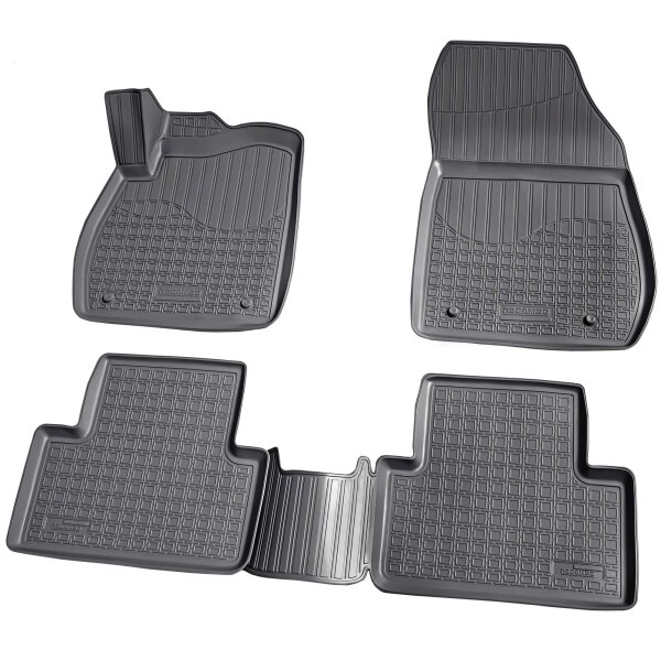 3D Gummi Fussmatten für OPEL Zafira C Tourer | 2011-2019 | passgenau mit Rand