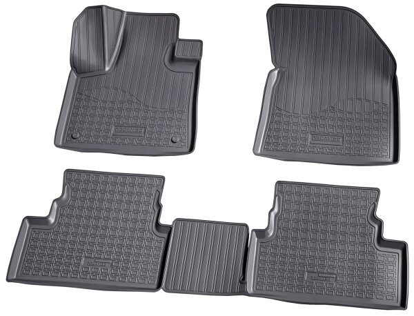 3D Gummi Fussmatten für PEUGEOT 3008 II | BJ ab 2016> | passgenau mit Rand