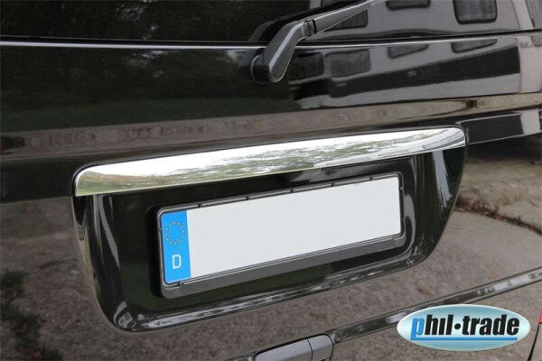 EDELSTAHL CHROM KOFFERRAUMLEISTE für MERCEDES VITO + VIANO W639 | BJ 2003-2014
