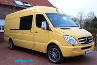 Edelstahl Kühlergrill Leisten chrom für MERCEDES SPRINTER W906 | BJ 2006-2013