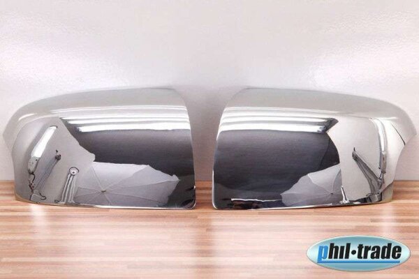 1 Set Edelstahl Spiegel Kappen Chrom für Ford Focus II Mondeo III C Max Blinker