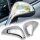 1 Set Edelstahl Spiegel Kappen V2A Chrom für Peugeot 207 308 I (2007-2015)