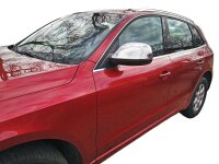 2 x EDELSTAHL SPIEGELKAPPEN CHROM für AUDI Q5, Typ...