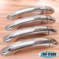 Chrom Türgriffe EDELSTAHL Blenden für AUDI Q7 Typ 4L Bj 2005-2015