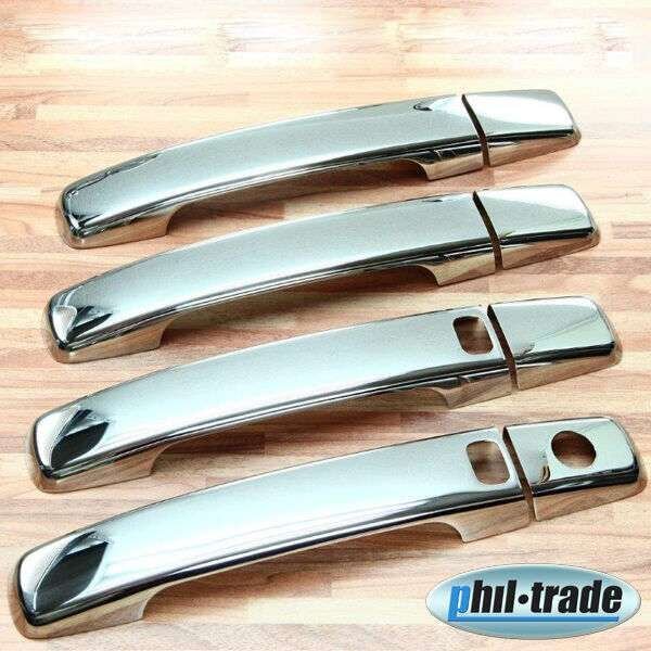 Chrom Türgriffe Blenden EDELSTAHL mit I-KEY für Nissan Qashqai | J10 | 2006-2013