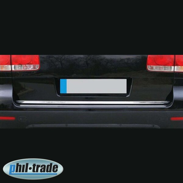 EDELSTAHL CHROM KOFFERRAUMLEISTE UNTEN für VW TOUAREG I | TYP 7L | BJ 2002-2010