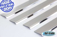 Recambo Edelstahl Einstiegsleisten V2A Matt kompatibel...