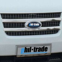 Edelstahl Grill-Leisten chrom für FORD TRANSIT 6 | BJ 2006-2013 | 2-TLG, MASSIV