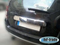 EDELSTAHL KOFFERRAUMLEISTE über KENNZEICHEN für...