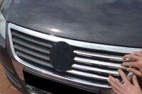 Edelstahl Kühlergrill Leisten chrom für VW...