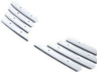 Edelstahl Kühlergrill Leisten chrom für VW PASSAT 3C, B6 | 2005-2010 | 8-tlg SET