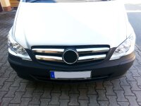 Edelstahl Kühlergrill Leisten für MERCEDES VITO...