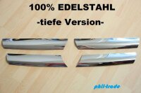 Edelstahl Kühlergrill Leisten für MERCEDES VITO W639 FACELIFT / MOPF | 2010-2014