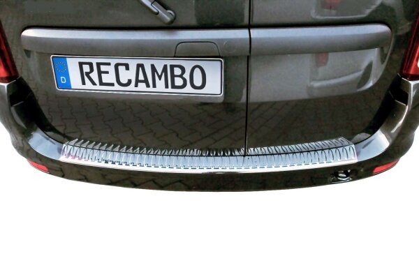 Ladekantenschutz Edelstahl für Dacia LOGAN MCV I | BJ 2006-2013 | mit Abkantung