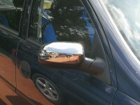 Edelstahl Spiegelkappen Chrom für OPEL CORSA C | Bj 2000-2006
