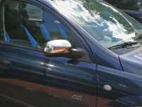 Edelstahl Spiegelkappen Chrom für OPEL CORSA C | Bj 2000-2006