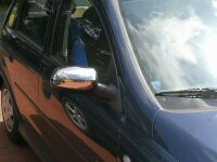 Edelstahl Spiegelkappen Chrom für OPEL CORSA C | Bj 2000-2006