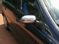 Edelstahl Spiegelkappen Chrom für OPEL CORSA C | Bj 2000-2006